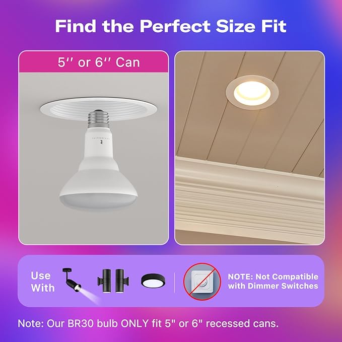 THIRDREALITY Smart Color Bulb ZB3, Zigbee hub Required, 650 Lumens, BR30/E26 Flood Light,RGB Full Color, ETL/FCC Certified,Compatible with Home Assistant, SmartThings, Aeotec, Homey, Hubitat, Alexa