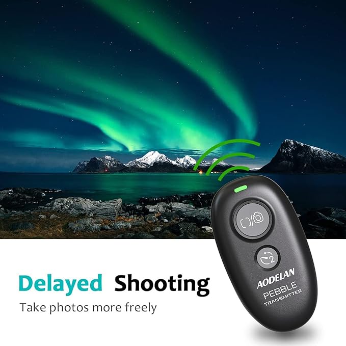 AODELAN Wireless Camera Shutter Release Remote Control for Panasonic Lumix DMC-G7, S5II,S5IIX,G85, GH4,GH5, GH5M, GH5L,GH5 II,GH6, G9, G9L, G9M,FZ300,FZ1000,FZ2000,Replaces DMW-RSL1