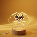MamaEra Personalized Spotify Plaque Night Light with Photo - Custom Acrylic Glass LED Lamp Frame - Romantic Valentines Day Gift for Him Her Boyfriend Girlfriend Husband Wife Couple (Art Deco)
