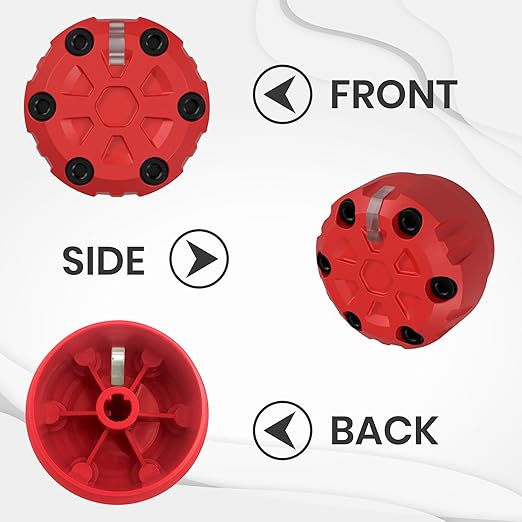 4 Pack - 2nd Gen Tacoma Accessories AC Knob Upgrade - 2005,2006,2007,2008,2009,2010,2011,2012,2013,2014,2015 Tacoma Climate Control Dial Mods Set - for Toyota Interior Replacement Kit