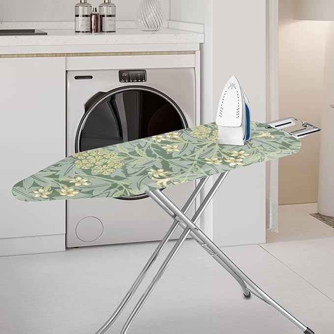 ZCFYGDX 15x54 in Ironing Board Covers Easy to Install Resistant,Elastic Edge 3 Nylon Buckle Strap Fasteners Breathable & Wear-Resistant,Resist Scorch Staining Protective Cover William Morris Prints