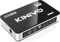 Kinivo HDMI Switch with Audio Extractor 360BNT (3 in one out, Toslink Optical Audio Port, SPDIF, 4K 60Hz, High Speed 18Gbps, IR Remote) - Compatible with Roku, PS5, Xbox, Apple TV, Dolby Digital/Atmos