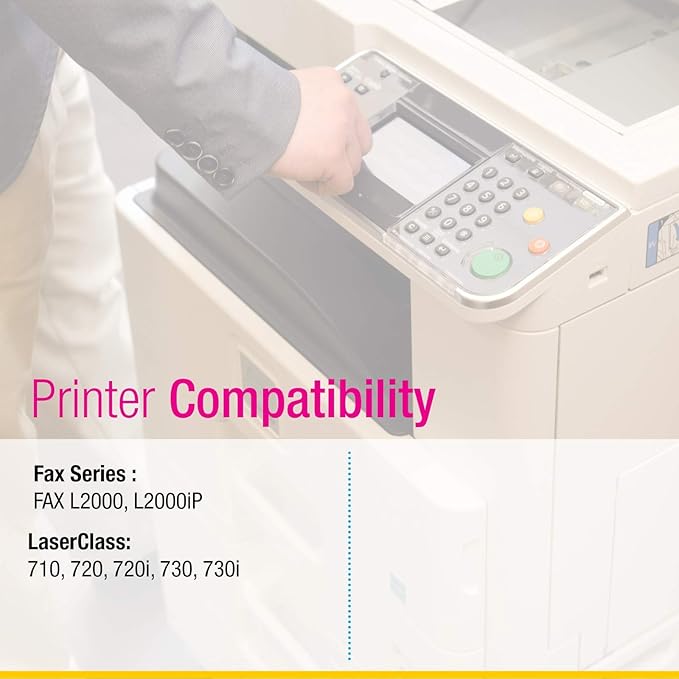 CS Compatible Toner Cartridge Replacement for Canon FX7 7621A001AA Black Fax Series FAX L2000 L2000iP LaserClass 710 720 720i 730 730i Toner Cartridge 4 Pack