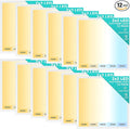 Aphyni 12 Pack 2x2 LED Flat Panel Light, Dimmable Office Kitchen Flush Mount Ceiling Light Panel,Bright 6500LM,Dimmable,Selectable Features, 3000K/4000K/5000K/5700K/6500K, 30W/35W/40W/45W/50W