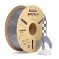 ELEGOO Rapid PLA Plus Filament 1.75mm Silver 1KG, PLA+ 3D Printer Filament for 600 mm/s High Speed Printing, Dimensional Accuracy +/- 0.02 mm, 1kg Cardboard Spool(2.2lbs)