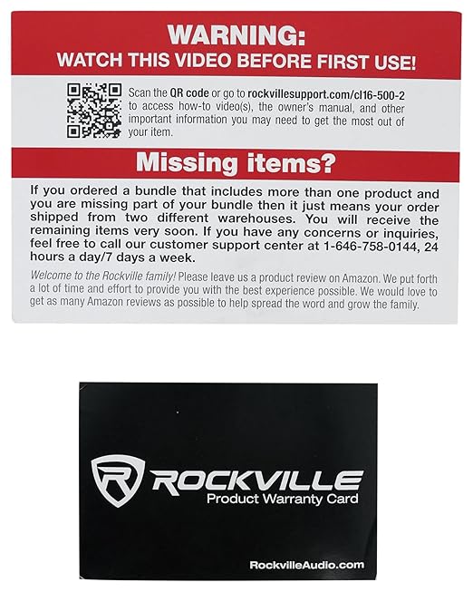 Rockville CL16-500-2 16 AWG 500ft Speaker Wire CL2 Rated In-Wall Ceiling, Oxygen-Free Copper, 70V 100V Compatible, Flexible PVC Jacket, for Home Theater and Commercial Audio