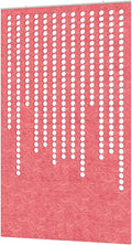 Escape Acoustic Wall Art | Matrix Design | Suspended Sound Proofing Panels | Eco-Friendly Recycled Material | 4X7 | Black