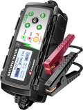 FOXWELL BC521 5A 12V Battery Charger & Tester, 4-in-1 Battery Maintainer, Trickle Charger & Starting/Charging System Tester, Smart 8-Stage Charging, Pulse Repair, Unattended Mode for Car/RV/Motorcycle