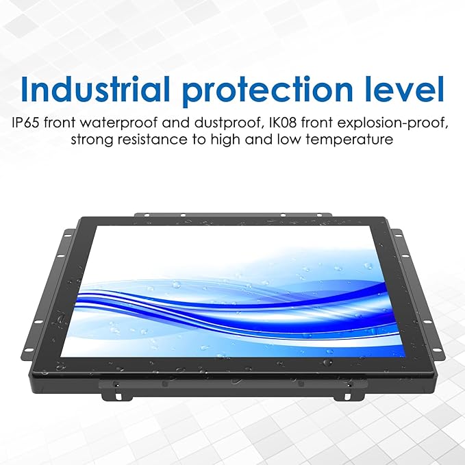 GreenTouch High Brightness 19 Inch 10 Points Open Frame PCAP Touchscreen Monitor - Outdoor Industrial Touch Display -16:9 -TFT LCD
