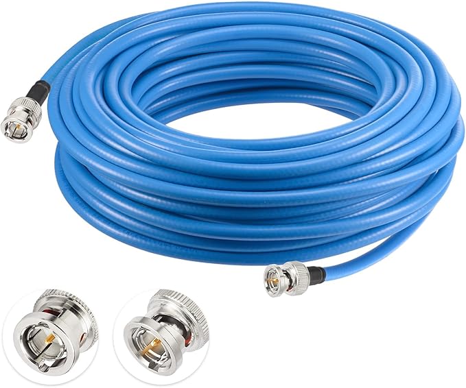 Superbat 3G 6G SDI Cable 250ft Belden 1694A BNC Cable 75 Ohm Supports HD-SDI/3G-SDI/6G-SDI/4K/8K Video Camera CCTV System, Precision SDI Cord