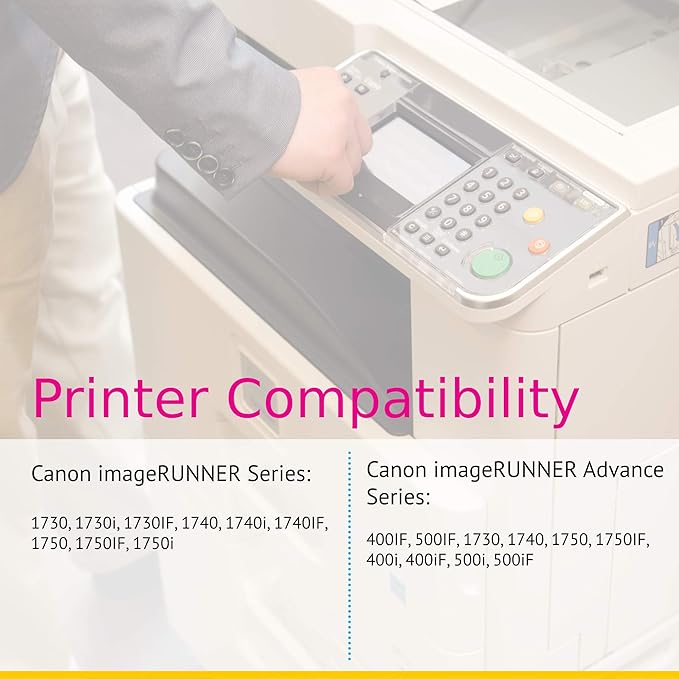 CS Compatible Toner Cartridge Replacement for Canon GPR39 2787B003AA Black imageRUNNER 1730 1730i 1730IF 1740 1740i 1740IF 1750 1750IF 1750i imageRUNNER Advance 400IF 500IF 1730 1740 1750