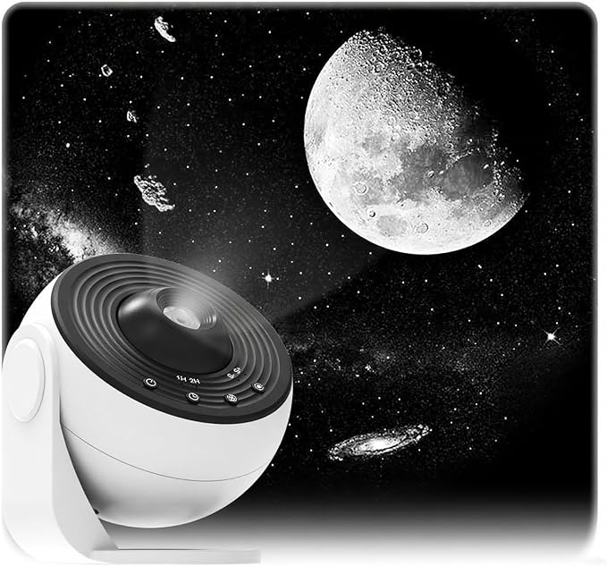 Star Projector, Galaxy Projector for Bedroom, Planetarium Projector Night Light with 13 Slide Discs & 360° Rotation, Space Projector for Kids Adults