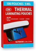 5MIL Thermal Laminating Sheets (100 Count) 5.3x7.2 inch, Photo Size Dry-Erase Friendly Laminating Pouches, Compatible with Laminators, Crystal Clear Laminated Finish