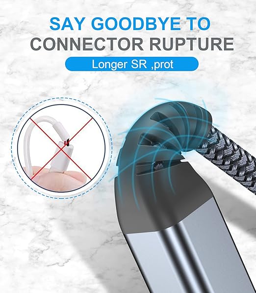 Printer Cable 10ft, USB 2.0 USB-A to USB-B Midi Cable High Speed Nylon Braided Cord for HP Canon Brother Dell Epson More Printers, Digital Piano, Midi Keyboard DJ Controller, Microphone, Mixer