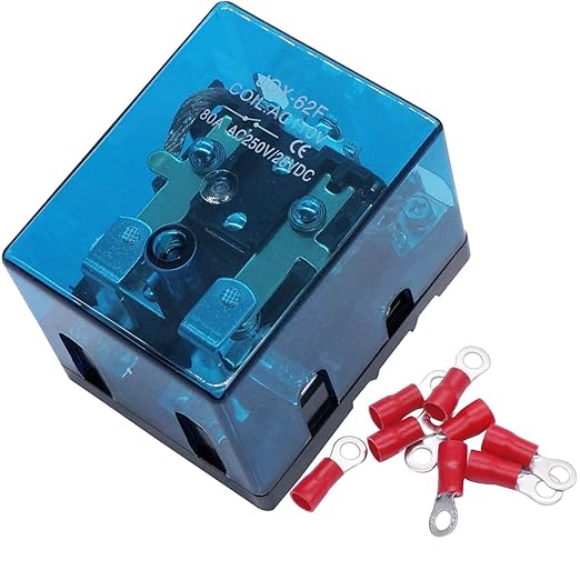 TWTADE/JQX-62F-2Z Coil Voltage AC 110V 80A DPDT Electronmagnetic Relay,High Power Relay AC 110V