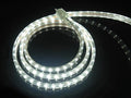 CBconcept UL Listed, 6.6 Feet, 720 Lumen, 6000K Pure White, Dimmable, 110-120V AC Flexible Flat LED Strip Rope Light, 120 Units 3528 SMD LEDs, Indoor Outdoor Use, Accessories Included, Ready to use