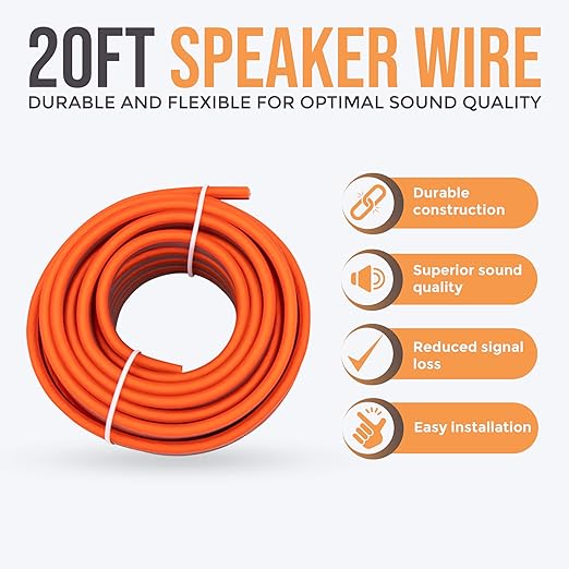 Elite Audio Premium 4 Gauge CCA Amplifier Installation Wiring Amp Kit, 2000 watt High-Power Wiring with Triple Shielded RCA’s and ANL Fuse Holder - EA-PRMK2 Amp Install Kit