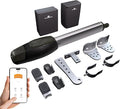 TMT Mastiff 400 Single Automatic Gate Openers Up to 8ft and 772lb Heavy Duty Swing Gate, Gate Openers with Remote Complete Kit, Electric Gate Opener for Driveway with Powerful Motor (APP Compatible)