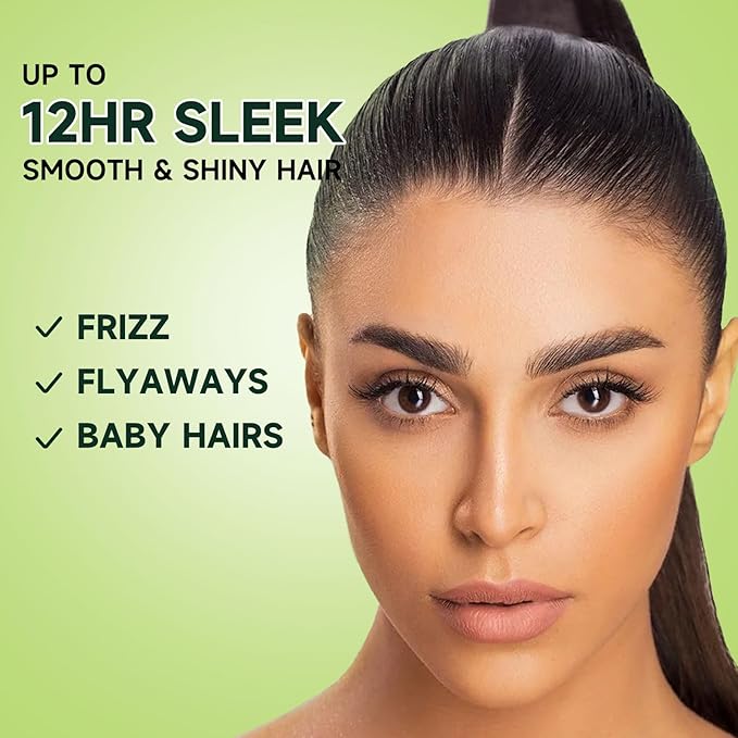 FUNAN Hair Serum Wand for Frizz and Flyaways, Tame Flyaways, Smooth Frizz, Style Edges, Hair MSerum Baby Hairs-Sleek Shine Tamer Slicking Lightweight Hair & Multi-Use Hair Stick - 20ml