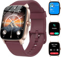 Smart Watches for Women Men with Bluetooth Call & AI Voice, 1.85" HD Fitness Tracker with Heart Rate SpO2 Sleep Monitor, 100+ Sports Modes,Mini Games, IP68 Waterproof Smartwatch for Android iOS Phones