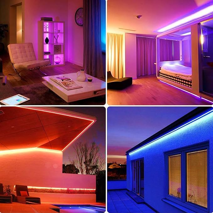 TUNICHX RGBCCT SMD FCOB 6 PIN LED Strip 2.4 GHz WiFi Group Controller Alexa Google Home Control Match with WR01RF LM091 B4 B8 FUT088 Mi-Boxer/Mi-Light RGBCCT Remote