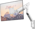 monTEK Heavy-Duty Single Monitor Wall Mount for 17-57” Ultrawide Screens up to 59.4lbs, Premium Aluminum Wall Mount Monitor Arm with Full Motion Adjustment, Pneumatic Lift, Max VESA 100x100