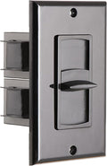OSD Audio 100W in Wall Volume Control Impedance Matching for Home Speakers, Slider Black VMS100