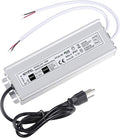 LED Driver 150 Watts 24V DC Low Voltage Transformer， Waterproof IP67 LED Power Supply, Adapter with 3-Prong Plug 3.3 Feet Cable for Any 24V DC led Lights, Computer Project, Outdoor Light