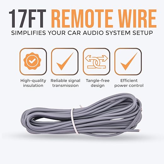 Elite Audio Premium 4 Gauge CCA Amplifier Installation Wiring Amp Kit, 2000 watt High-Power Wiring with Triple Shielded RCA’s and ANL Fuse Holder - EA-PRMK2 Amp Install Kit