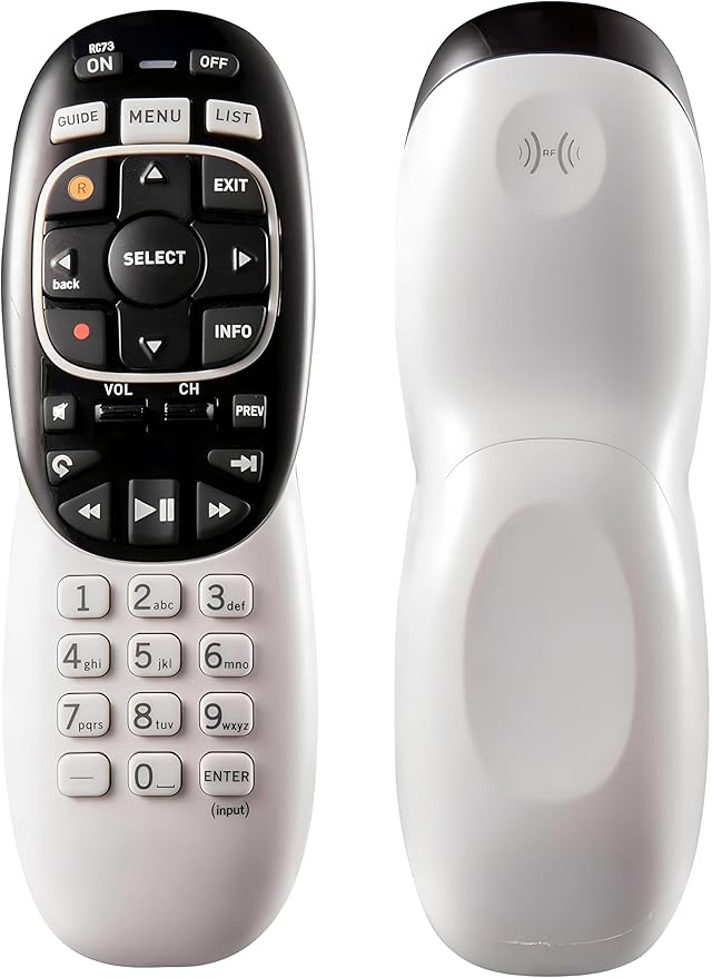 2 Pack Buck AT&T DirecTV RC73 IR/RF Universal Wireless Genie Remote – DirecTV Remote Control Replacement for HR20, HR21, HR34, HR44, HR54 DVR Satellite Dish Receivers & Streaming Devices