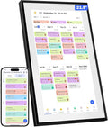 Canupdog 21.5 Inch Digital Calendar, WiFi Smart Electronic Calendar & Chore Chart, 1920x1080P IPS Touch Screen HD Display for Family Schedules, Streamline Household Organization, Christmas Gifts for Women Mom