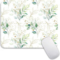 Armanza Square Mouse Pad Pretty Leaves, Personalized Premium-Textured Custom Mouse Mat Design, Washable Mousepad Cloth, Non-Slip Rubber Base Computer Mouse Pads for Wireless Mouse