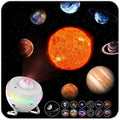 Galaxy Projector for Bedroom, 13 in 1 Planetarium Projector with Meteor, LED Space Galaxy Lamp, Night Lights Room Decor for Kids Adults Birthdays Gifts - White