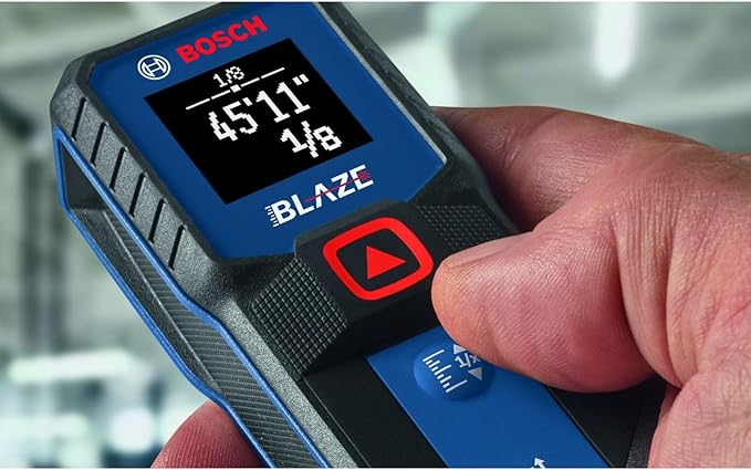 BOSCH GLM100-23 100 Ft Blaze Laser Distance Measure, Includes 2 AA Batteries