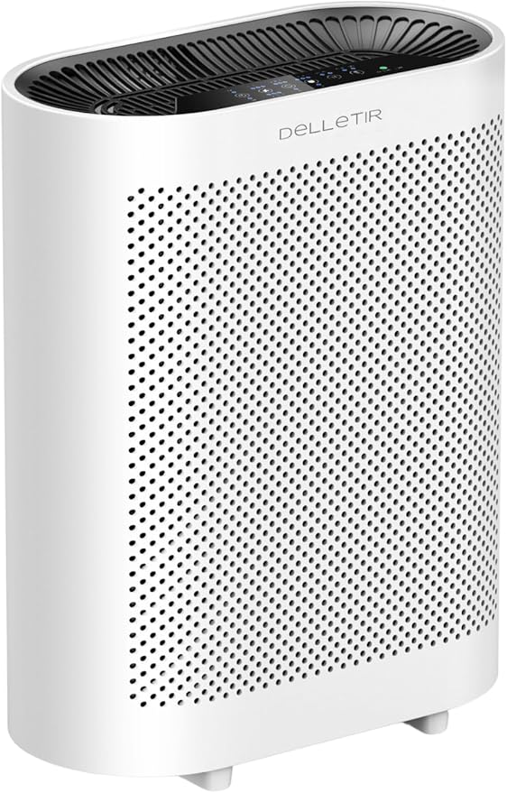 True HEPA Air Purifier GL-FS32 | 4-Stage Filtration System, Ultra-Quiet Operation, and Air Quality Sensor | Ideal for Large Rooms, Bedrooms, and Offices