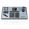 iuZee PTZ Camera Controller 4D Joystick PoE IP PTZ Keyboard with Controller 2.8" LCD Screen, Support VISCA PELCO-P PELCO-D RS422 RS485 RS232 RJ45, for Live Streaming Meeting/Church Service/Education