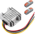 DC 8-40V to 12V Converter 3A 36W Regulated Voltage Power Converter IP68 Waterproof Transformer for Golf Cart Truck Boat Vehicle