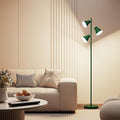 SIBRILLE 36W LED Tree Floor Lamp, Dimmable Tall Standing Lamp with Remote & Touch Control, 4 Color Temperatures Bright Floor Lamp, 3 Rotatable Light Modern Floor Lamps for Living Room Bedroom Office