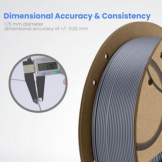ELEGOO PLA Filament 1.75mm Bundle 4KG, Black & White 3D Printer Filament Bulk Dimensional Accuracy +/- 0.02mm, 4 Pack 1kg Cardboard Spool(2.2lbs) Fits for Most FDM 3D Printers
