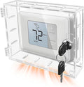 Young Dance Extra Large Thermostat Lock Box, Smart Touch Wall Switch Panel Lock With Lock Fits Smart Home Control (3-Switch Panel), 6.7" H X 5.12" W X 1.77" D or Smaller (1 Pack)