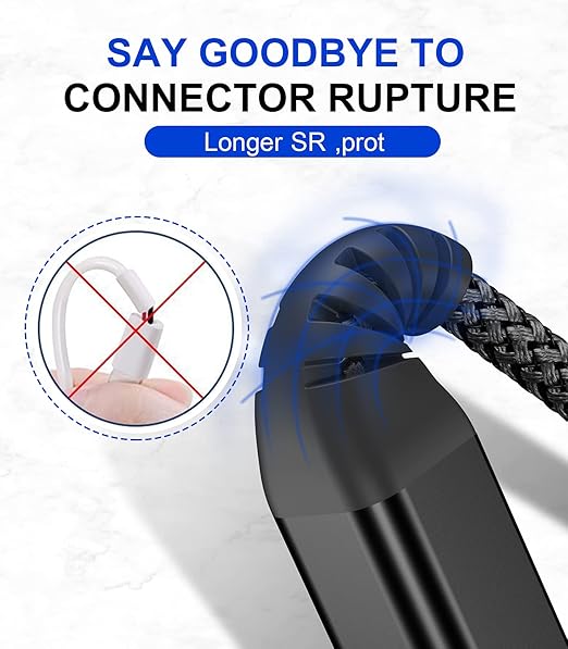 sweguard Printer Cable 15ft USB A to USB B Printer Cord High-Speed Nylon Braided USB 2.0 MIDI Cable for HP Canon Brother Dell Epson Samsung Piano Lexmark DAC & More