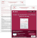 Adams 1096 Forms 2025, 1-Part Summary Transmittal Forms for 25 Recipients, Compatible with Inkjet & Laser Printers, 25 Sets per Pack, IRS Compliant (1017226)