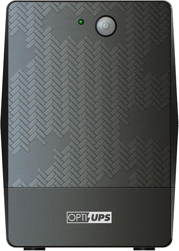 OPTI-UPS TS800E 800va / 480 Watts (USA 120 Volts) 3 Year Warranty Line Interactive UPS Battery Backup & Surge Protector AVR Automatic Voltage Regulator - Uninterruptible Power Supply (Black, 800va)