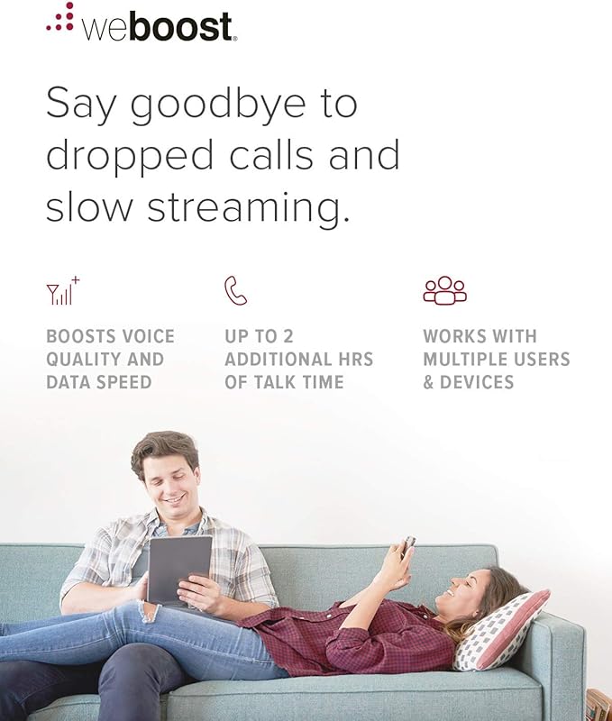 weBoost Installed Home Complete - Cell Phone Signal Booster Kit | Boosts 4G LTE & 5G for Entire Home | All U.S. Carriers - Verizon, AT&T, T-Mobile & more | Made in the U.S. | FCC Approved (mod. 47444)