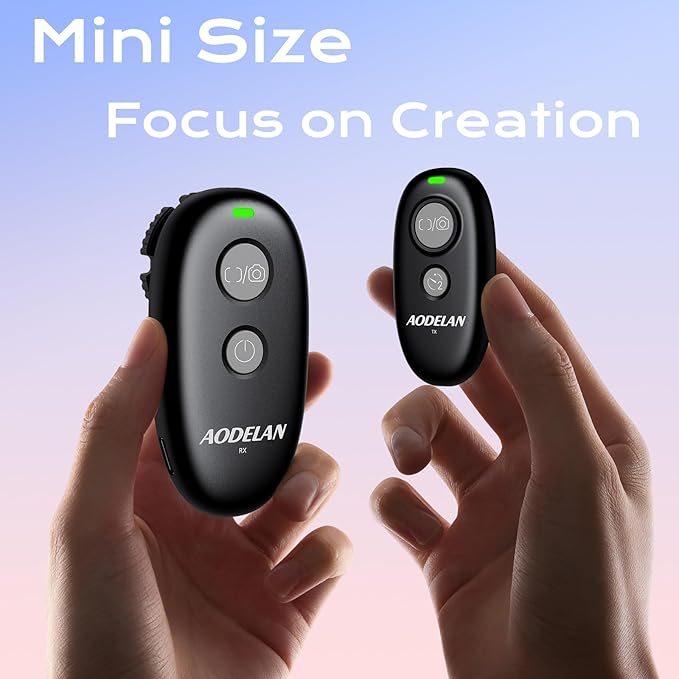 Upgraded USB-C Rechargeable Wireless Camera Remote Control Shutter Release – Compatible with Nikon D750, D5300, D5600, D7200, D7500, Z6, Z7, Z9, D800, D850, Coolpix P1000