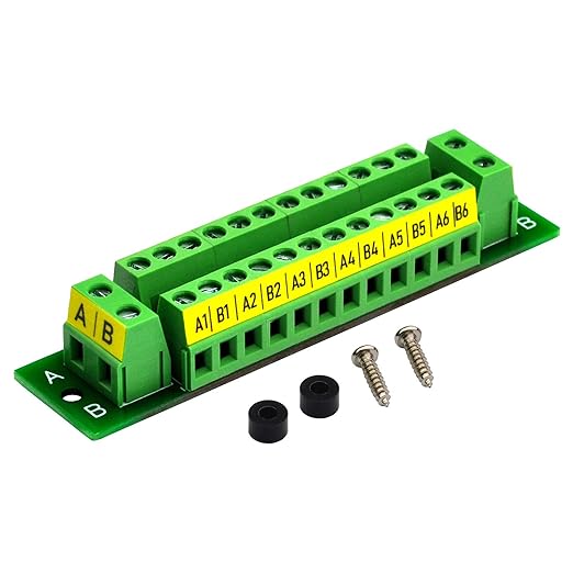 OONO 16 Amp 2x12 Position Terminal Block Distribution Module for AC DC
