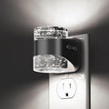 L LOHAS LED Night Light, 5000K Bubble Night Lights Plug into Wall, Acrylic Night Lights with Light Sensor, Adjustable Brightness,Soft White Plug in Nightlights for Rooms Bathroom Hallway