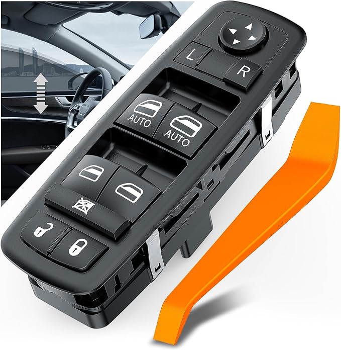 Nilight Power Master Window Switch Compatible with 2012 2013 2014 2015 2016 2017 Dodge Grand Caravan 2012-2016 Chrysler Town Country Control Replacement 3 PINS+0 PINS