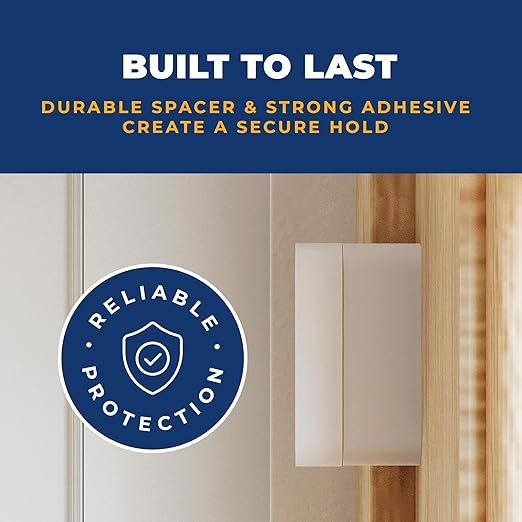 Adhesive Replacement Tape & Sensor Risers for Simplisafe | I24 Magnet Adhesives and 12 Simplisafe Contact Sensor Spacers - Complete Sensor Installation Solution [Device/Magnet NOT Included]