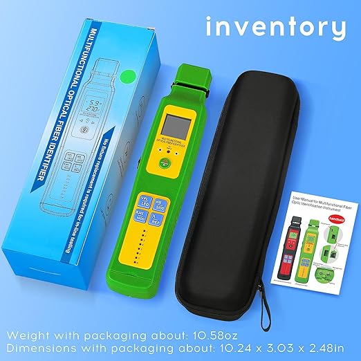 5-in-1 with RJ45 OPM LED Lighting A-507 Live Fiber Optic identifier with OFI Single Mode/Multi Mode Fiber Optic Cable identifier Detector FTTH Tool
